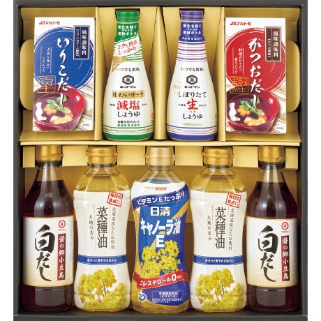 【店頭決済】キッコーマン＆菜種油バラエティギフト KOS-45R