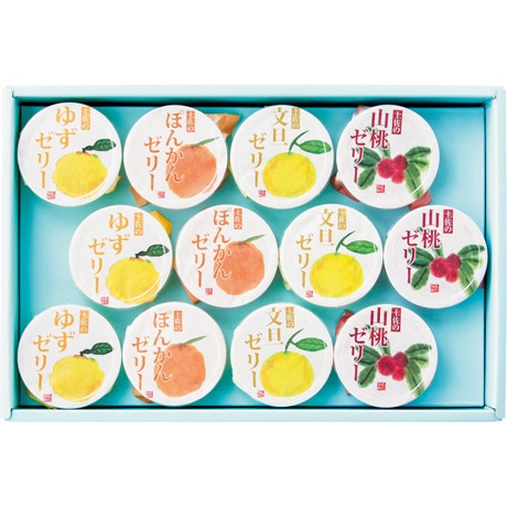 【ネット決済】高知県特産品販売 土佐果実ゼリー12個入