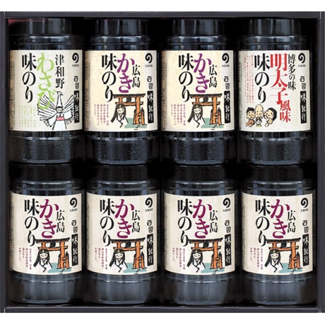 【ネット決済】丸徳海苔 味のりバラエティセット 味紀行-8本詰