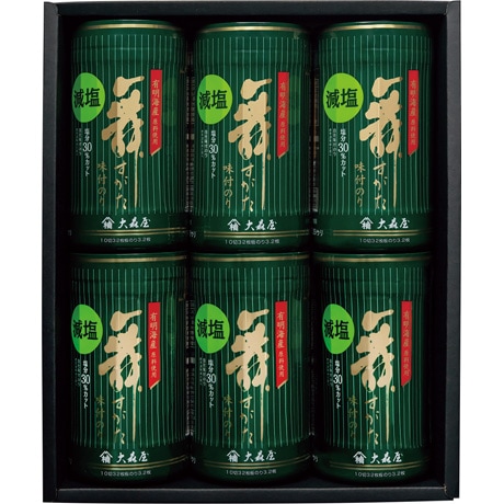 【ネット決済】【マル得】大森屋 舞すがた減塩卓上味付のり詰合せ GA-30G