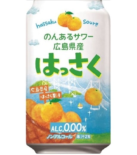のんあるサワー広島県産はっさく 350ml まとめ買い(×24)|4942568280134