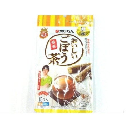 【限定クーポン対象商品】◆あじかん 焙煎おいしいごぼう茶 1.0g×15P まとめ買い(×3)|4965919170083(tc)(005881)