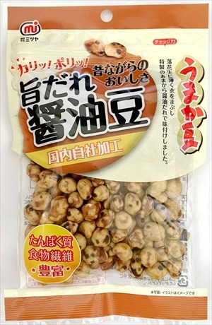 【限定クーポン対象商品】◆ミツヤ うまか豆 旨だれ醤油豆 110g まとめ買い(×12)|4902483041388(tc)(007396)