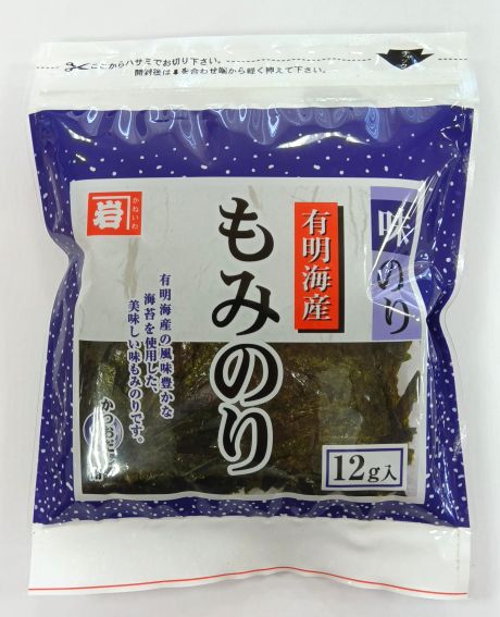 ◆かね岩海苔 味のりもみのり 12g まとめ買い(×10)|4905060011422(tc)(005881)