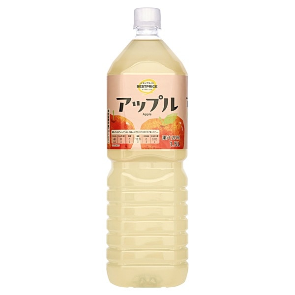 ◆【送料込み※一部地域除く】BP アップル 1500ml まとめ買い(×8)|4549414711035(tc)(048963)