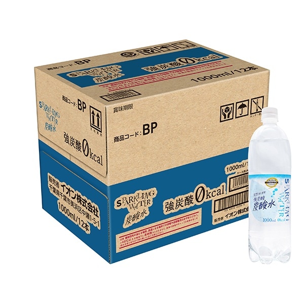 ◆【送料込み※一部地域除く】BP 炭酸水 ケース 1000mlX12|4549414222579(tc)(048963)