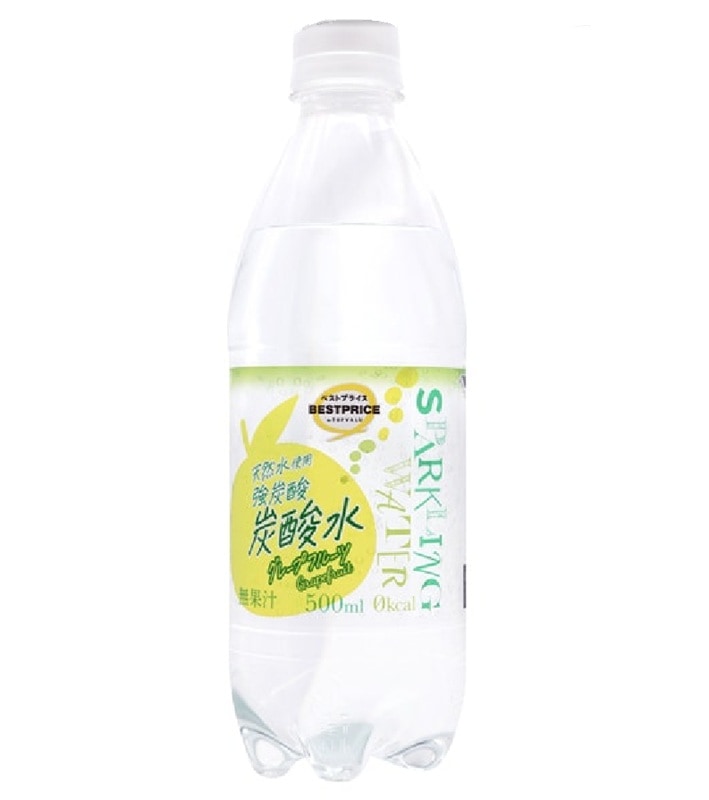◆【送料込み※一部地域除く】BP 炭酸水グレープフルーツ 500ml まとめ買い(×24)|4549741533638(tc)(048963)