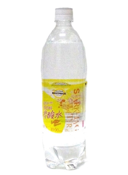 ◆【送料込み※一部地域除く】BP 炭酸水レモン 1000ml まとめ買い(×12)|4549414222609(tc)(048963)