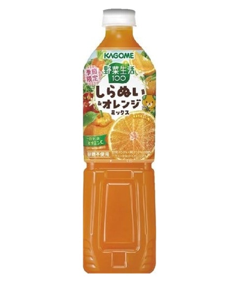 ◆【送料込み※一部地域除く】カゴメ 野菜生活100 しらぬい&オレンジミックス 720ml まとめ買い(×15)|4901306303658(tc)(005881)