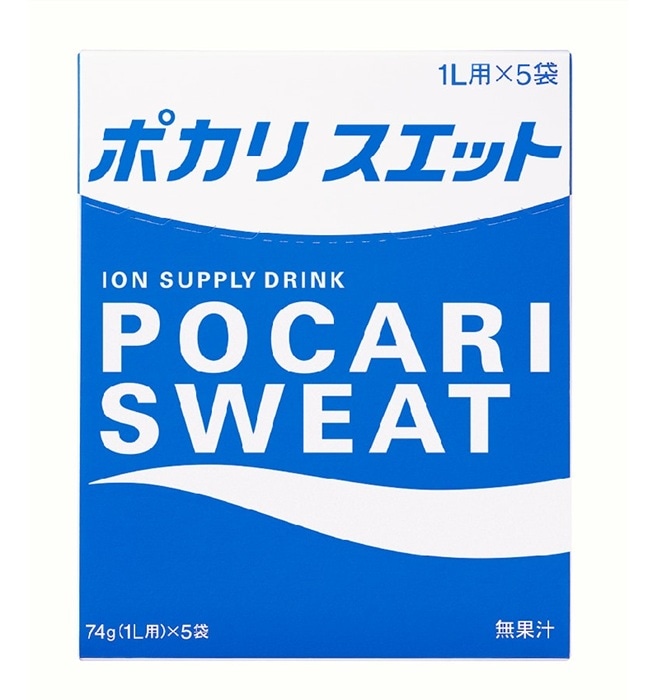 【限定クーポン対象商品】◆大塚製薬 ポカリスエット粉末 1L用74G×5袋入り（送料別）(n)