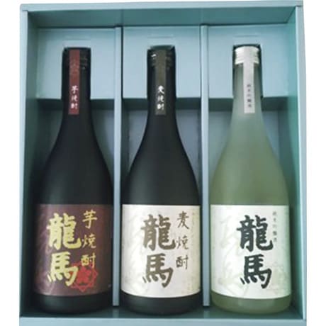 【ネット決済】菊水酒造 菊水 龍馬芋焼酎・麦焼酎・純吟セット