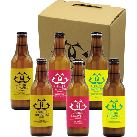 【ネット決済】臥龍醸造 臥龍ビール3種6本セット