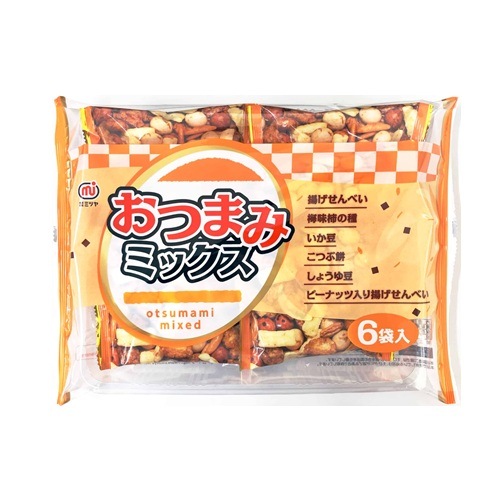 ミツヤ おつまみミックス6P 168g まとめ買い(×10)|4902483040985(tc