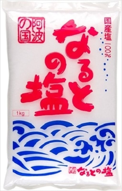 ◇鳴門塩業 阿波の国 なるとの塩 1kg まとめ買い(×10)|4900823015211
