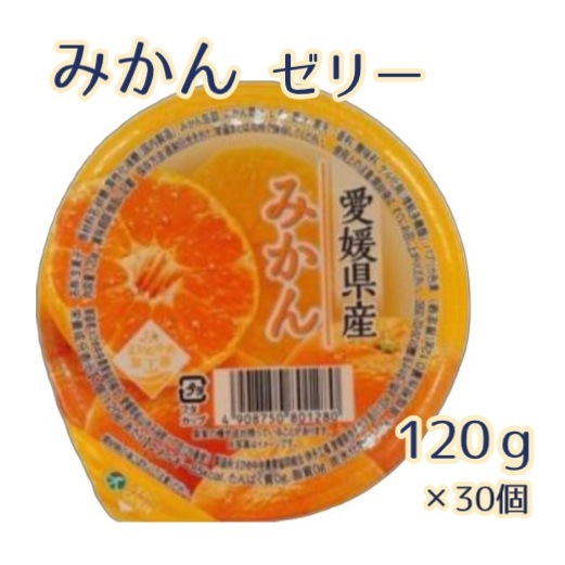 ◇【産地取り寄せ商品】みかんゼリー 120g×30個入 JAえひめ中央