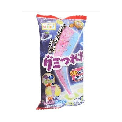 クラシエフーズ グミつれた ぶどう味&ソーダ味 19g まとめ買い(×10