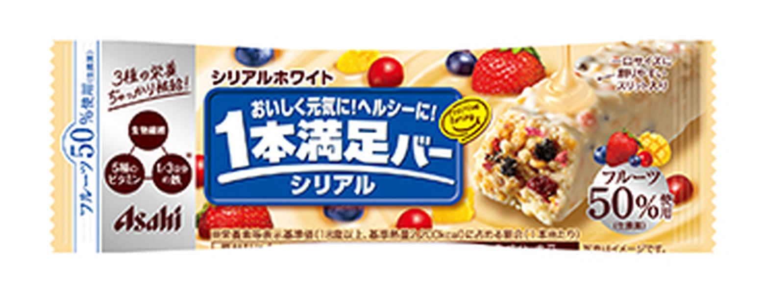 アサヒ 1本満足バーシリアルホワイト 1本 まとめ買い(×9