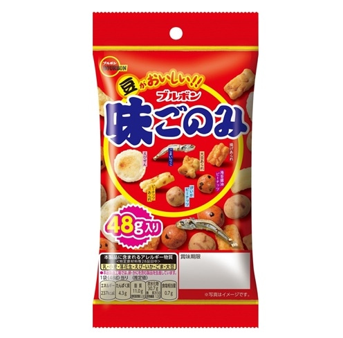 限定クーポン対象商品】◇ブルボン 味ごのみ 48g まとめ買い(×10