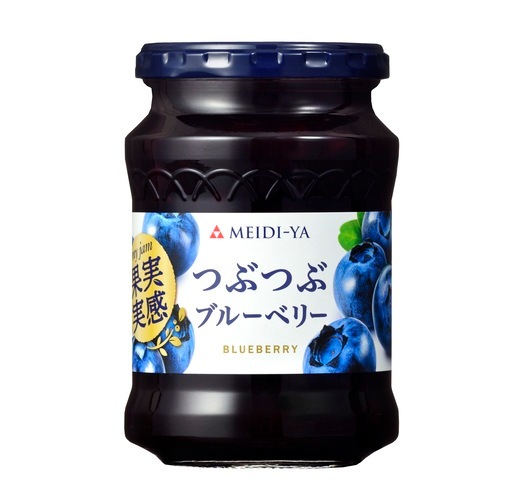 ◇明治屋 果実実感 つぶつぶブルーベリージャム 320g まとめ買い(×12
