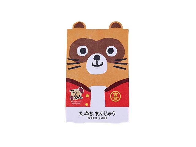 産地取り寄せ商品】（2箱売り）たぬきまんじゅう6個入×2箱 (たぬき