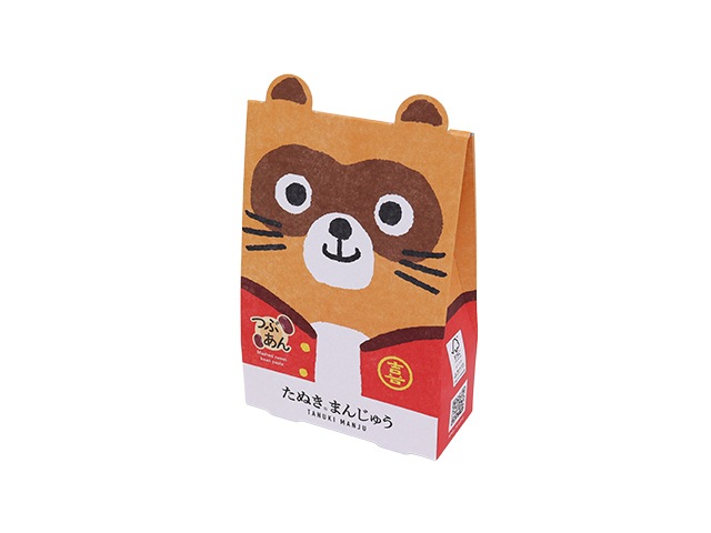 産地取り寄せ商品】（2箱売り）たぬきまんじゅう6個入×2箱 (たぬき