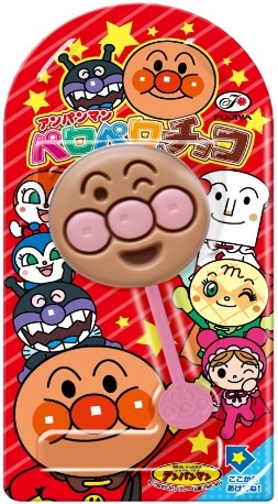 不二家 アンパンマンペロペロチョコ 1本入 まとめ買い(×12