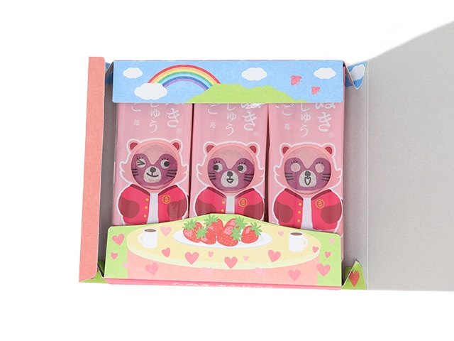 TTD 13290【⭐︎ たぬきち様⭐︎】【美品・数量限定】 産地取り寄せ商品】たぬきまんじゅういちご 9個入（たぬき本舗