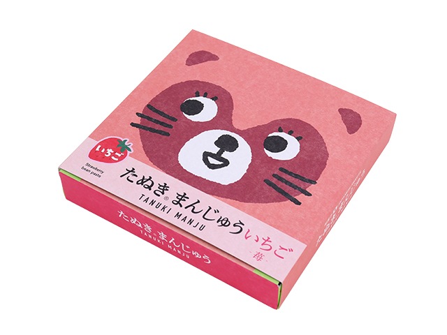 産地取り寄せ商品】(3箱売り)たぬきまんじゅういちご 9個入×3箱