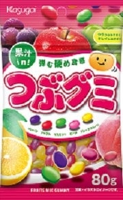 限定クーポン対象商品】春日井 つぶグミ 80g まとめ買い(×6