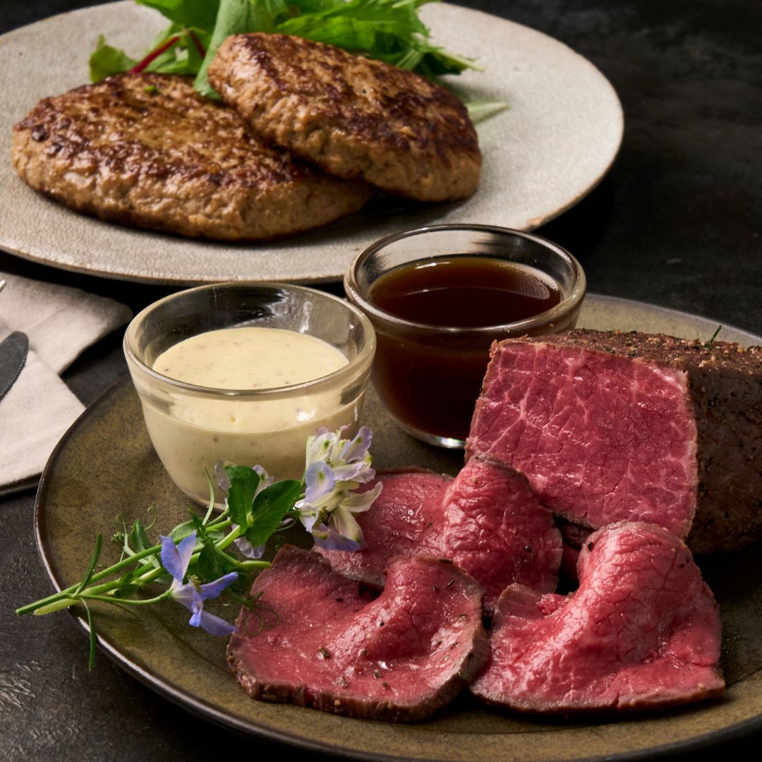 THE ROAST BEEF BOX - 贅沢ローストビーフと肉汁ハンバーグ【B2】