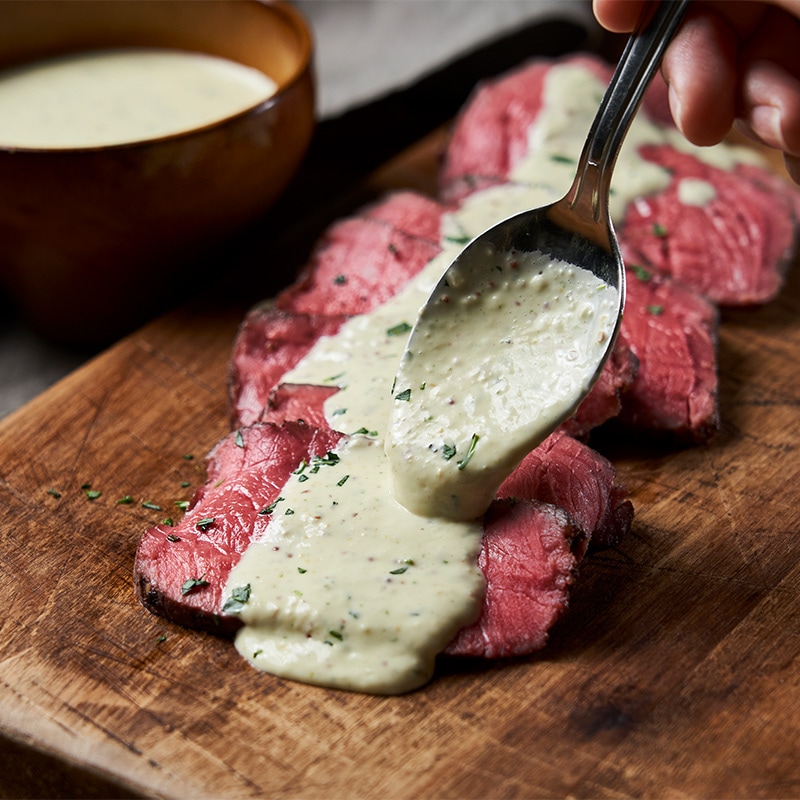 三宿ローストビーフ 500g 2~3名用（2種のソース付き）ご家族や友達一緒に楽しめる塊肉