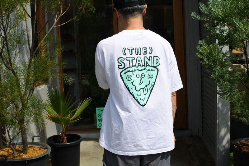 PIZZA FACE SHORT SLEEVE TEE | SHORT SLEEVE | THE STAND Official Shop