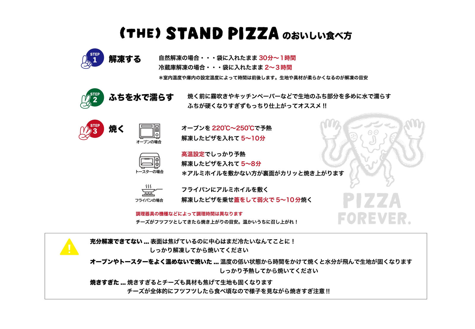 【ご自宅向け】ピザ5枚セット