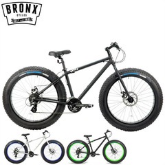 ファットバイク "BRONX TRX" ブロンクス FATBIKE 外装24段 26インチ 自転車 3色バリ
