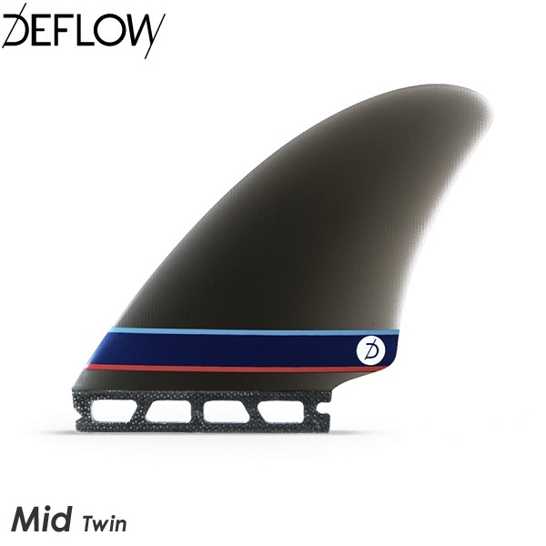 DEFLOW Fin デフロー Mid Twin フューチャーフィン ツインフィン SMOKE-THE USA SURF ONLINE STORE