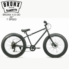 【大人気変速モデル】ファットバイク "BRONX 4.0 DD" ブロンクス FATBIKE 26インチ 外装7段 自転車 7色バリ