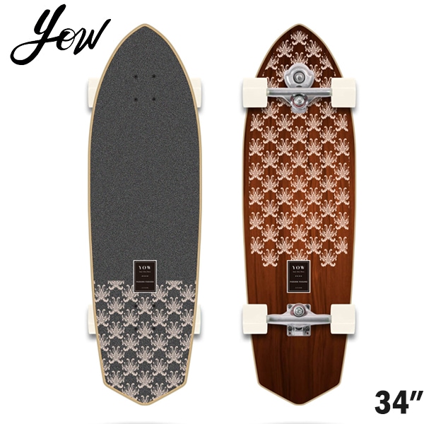 YOW SURFSKATE ヤウ サーフスケート Padang Padang 34インチ スケートボード コンプリート サーフィン スケボー-THE  USA SURF ONLINE STORE