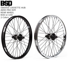 BSD ビーエスディー "SWERVE X AERO PRO REAR WHEEL" リアホイール 20インチ BMX RHD LHD