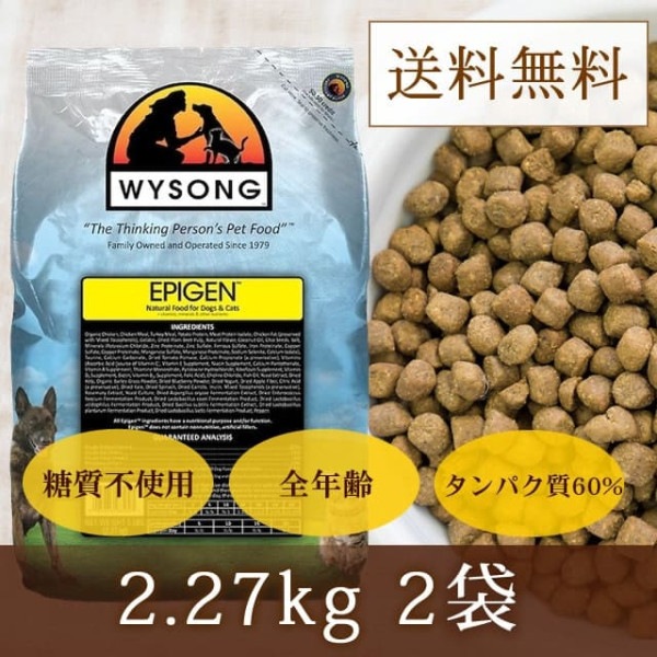 ワイソン エピジェン 2.27kg×2袋【a0229】犬猫共用
