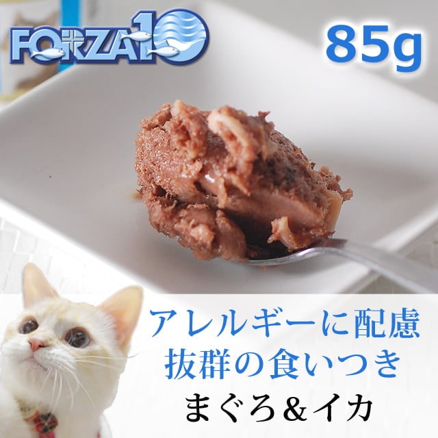 FORZA10｜メンテナンス缶 まぐろ＆イカ 85g キャットフード 猫缶