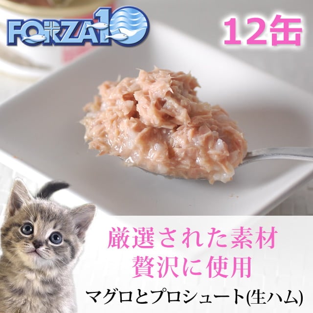 プレミアムフォルツァ ナチュラルグルメ缶 猫用 6種類42缶セット　猫缶75g FORZA10｜ナチュラルグルメ缶 ササミとカボチャ 75g 猫缶