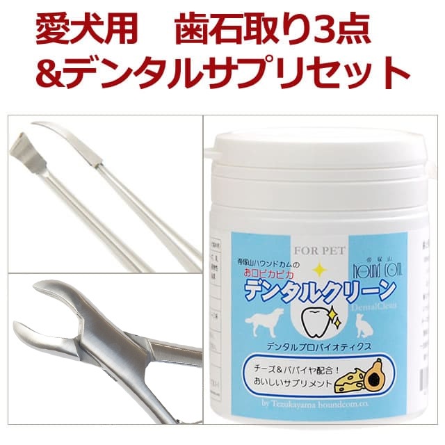 歯石取り3点＆デンタルサプリセット｜ドッグフードの通販