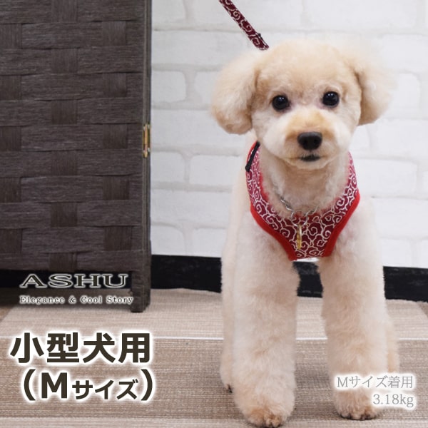 ASHUウェアハーネス 唐草 Mサイズ(小型犬用)
