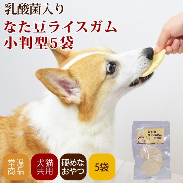 犬用 ガム｜なた豆ライスガム小判型　5袋セット|犬用無添加おやつ