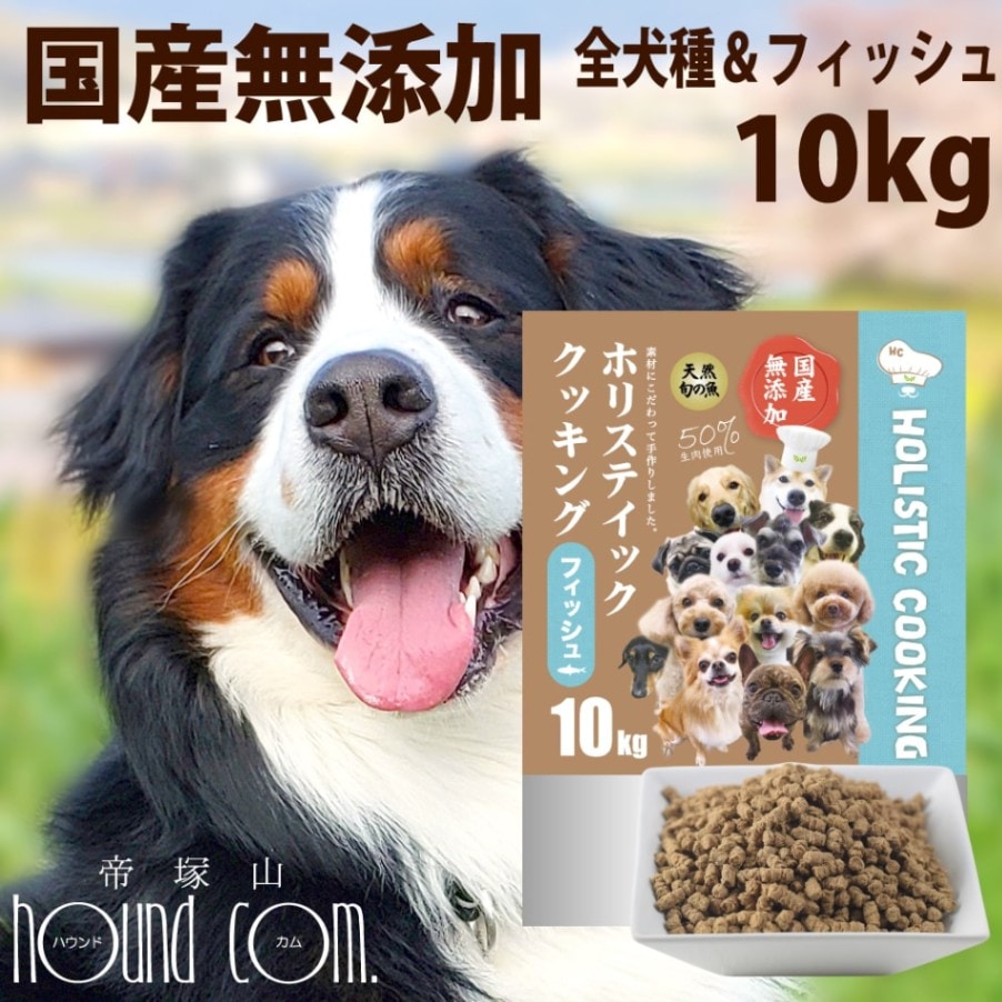 ホリスティッククッキング フィッシュ 10kg (5kg×2袋