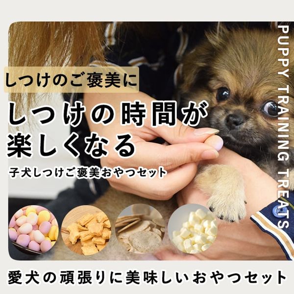 犬用おやつ｜子犬しつけご褒美おやつセット|クッキー・せんべい類|犬用無添加おやつ