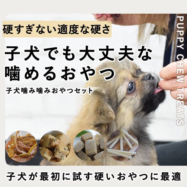 犬用おやつ｜子犬噛み噛みおやつセット|クッキー・せんべい類|犬用無添加おやつ