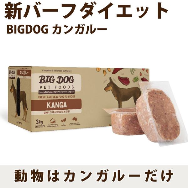 犬用生食 BIGDOG コンボ（サーモン入り） 3kg｜ドックフードの通販