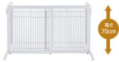 リッチェル　ペット用木製おくだけゲート　H|サークル・ゲート・ハウス|リビング用品