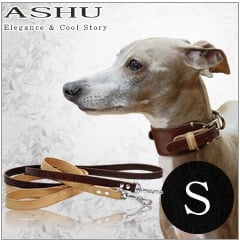小型犬用リード｜ASHU　ダブルバックル　[リード]　サイズ：Ｓ|リード|首輪・ハーネス・リード